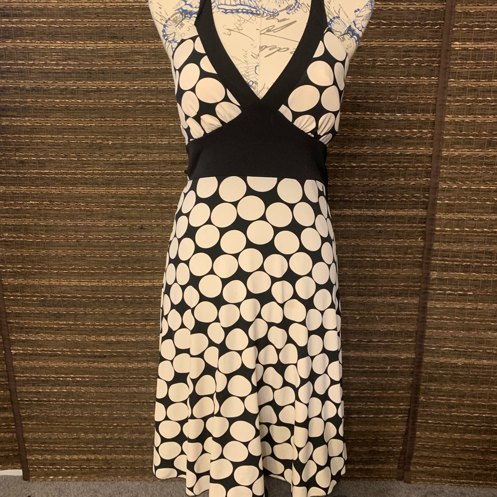Polka dot halter dress